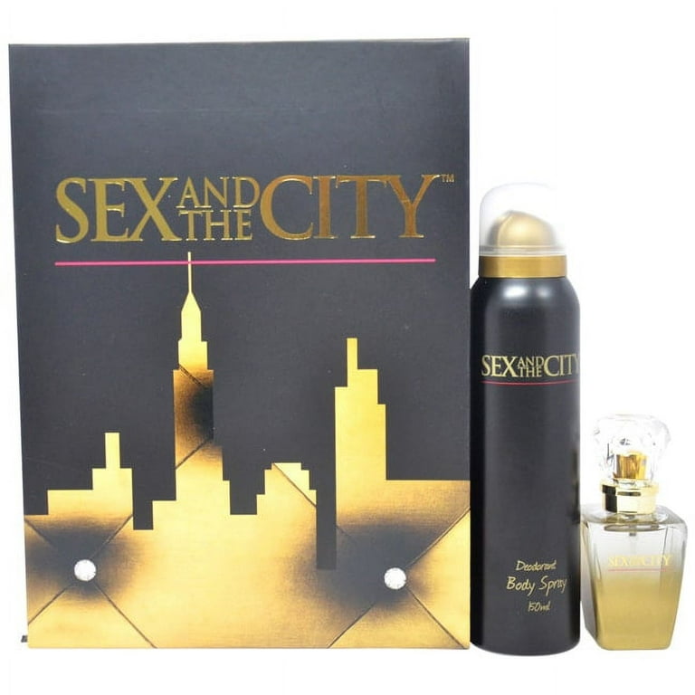 Sex and the City By Night by Sex in the City for Women 2 Pc Gift Set 1oz EDP Spray 5.1oz Deodorant Body Spray