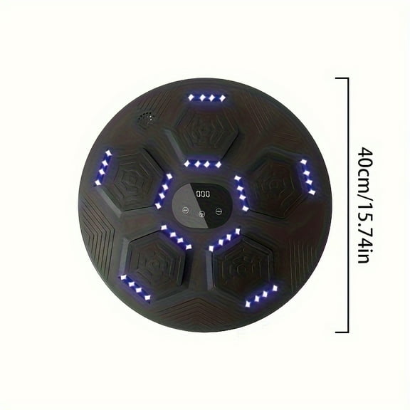 Smart Musical Boxing Machine with Gloves - Electronic Training Target for Agility & Fitness, Easy Install Boxing Equipment, High-Quality Punching Bag, Perfect Gift for Boxers & Athletes