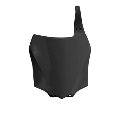 Acerbis Front Number Plate Black for Kawasaki KX100 2014-2018
