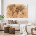 thumbnail image 4 of Elephant Stock Our Travel Map Push Pin Ii Wall Art - Map Canvas Art - 24" x 16", 4 of 8