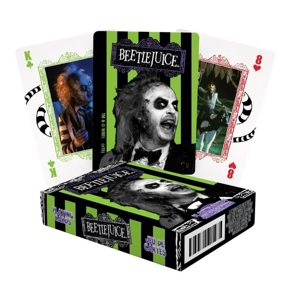 Beetlejuice (Horror Movie, Lydia Deetz) Playing Cards by AQUARIUS
