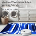 thumbnail image 5 of ODIKA 4'x6' Machine Washable Non-Slip Area Rug, LED Enhanced Reversible with and Stripe Design High Traffic Rug, Blue, 66361, 5 of 7