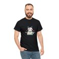 thumbnail image 5 of Kawaii Vibe Unisex Heavy Cotton Tee Cute Kitty TShirt, 5 of 12