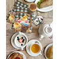 thumbnail image 4 of Easter Chicken Eggs Kitchen Dish Towels for Drying Dishes Set of 2, Spring Daisy Flowers Blue Brown Plaid Waffle Weave Microfiber Hand Tea Bathroom Towels Quick Dry & Absorbent Towel 15.7x23.6, 4 of 7