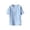Light Blue, variant on Men's Fashion Spring and Summer Casual Short Sleeve Round Neck Solid Color Tennis Tee Top with Breathable Comfort for Everyday Wear