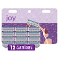 thumbnail image 1 of Joy razor blade cartridge refill for women, 12 blade refills, 1 of 16