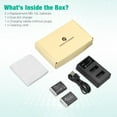 thumbnail image 2 of FirstPower 2-Pack NB-13L Battery and Dual USB Charger Compatible with Canon PowerShot G7 X Mark II, G7 X, G1 X Mark III, G5 X, G5X Mark II, G9 X, G9 X Mark, 2 of 7