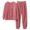 Pink, variant on Skpblutn Casual Fashionable Silky Pajamas Ladies' Solid Color Jacquard Coral Velvet Thickened Velvet Warm Flannel Home Suit White One Size