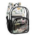 thumbnail image 5 of ALAZA Clear Backpack Cartoon Dinosaur Cactus PVC Transparent BookBag, 5 of 7
