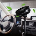 thumbnail image 3 of RUNROTOO Car Cooler For Vehicle Black ABS Air Circulation For Drivers 1Pack, 3 of 8