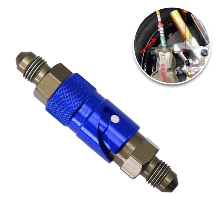 An3 Brake Fluid Quick Release Disconnect Connector Adapter Brake Hose Line  Fitting Adapter Aluminum Motorcycle Accessory E8bc