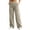 Khaki, variant on FAIWAD Women's Plus Size Corduroy Pants High Waisted Straight Leg Athletic Cargo Pant with Pockets