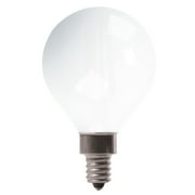 GE LED Light Bulb, 40 Watt, Daylight, G16.5 Globe Bulb, Small Base, 13yr