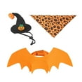 thumbnail image 1 of Pet Cats And Dogs Halloween Ornament Hat  Triangle Scarf  Chest Back 3-piece Set, 1 of 6