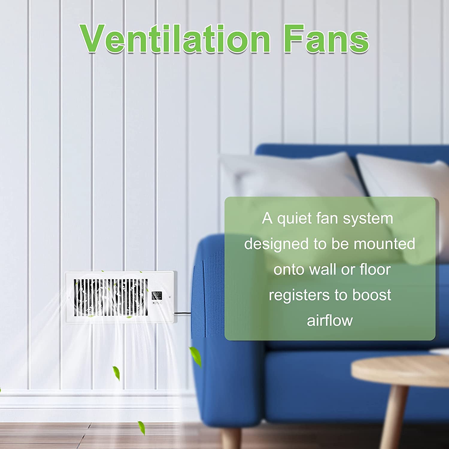 ac infinity airtap t4 quiet register booster fan system