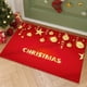 thumbnail image 4 of Felpudo Navideño Rojo de Terciopelo Cristal para Baño, Absorbente | Antideslizante | Poliéster | 40×60 Cm | Felpudo con Estampado de Feliz Navidad, 4 of 6