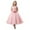 Light Pink*, variant on RUTAYY Children Girls Dress Party Solid Color Square Collar Sleeveless Tutu Layered Attire Classic Trendy Dresses