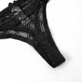 thumbnail image 4 of Everyday Bras for Women plus Size Lace Lingerie Set Lace Curtain Set Bed Set Twin Lace Lingerie Set Lace for Women Lace Bra Set Underwear Men Sweat Mens Comfy Underwear Lace Pajamas for Black 36B/80B, 4 of 7