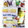 Hide & Seek Interactive Plush Toy and Book: Yellow Plush Cat
