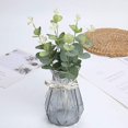 thumbnail image 5 of 10 ramos de hojas de eucalipto artificiales, plantas de eucalipto artificiales, ramos de hojas de eucalipto artificiales de dólar de plata para fiestas, bodas, decoración del hogar JM, 5 of 5