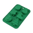 thumbnail image 3 of Cake Baking Cake Pans 9 X 13 with Breakable Silicone Cake Christmas Tree 6 Cavity DIY Baking Soap Baking Tool, 3 of 3