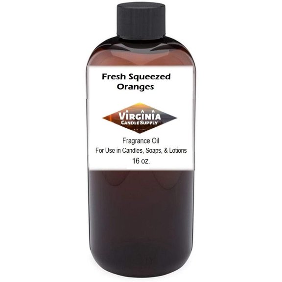 Fresh Squeezed Oranges 16oz Bottle for Candle Making, Soap Making, Tart Making, Room Sprays, Lotions, Car Fresheners, Slime, Bath Bombs, Warmers
