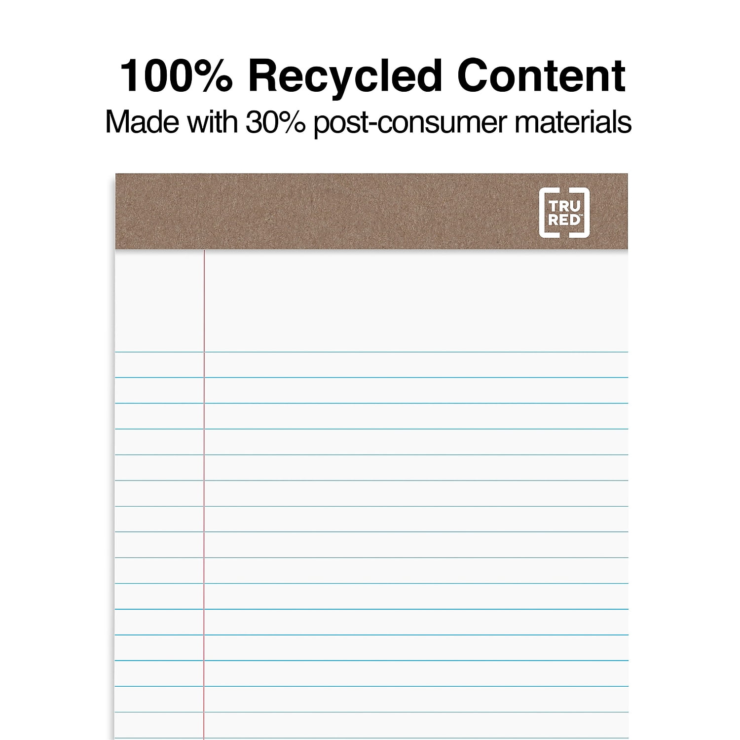 MyOfficeInnovations Notepads 5" x 8" Narrow White 50 Sheets/Pad 12 Pads/PK (18592STP) 491461
