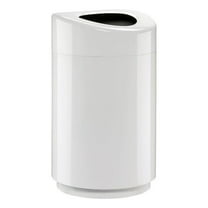 Pemberly Row Open Top Receptacle with Liner - 30 Gallon in White