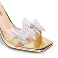 thumbnail image 3 of DREAM PAIRS Women’s Lace-Up Gladiator Stiletto Heels – Open Square Toe Dressy Pumps for Weddings, Bridal, and Special Occasions, 3 of 4