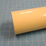 Cream 12" x 10 Ft Roll of Glossy Oracal 651 Vinyl for Craft Cutters and Vinyl Sign Cutters