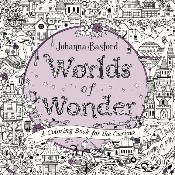 Worlds of Wonder: A Coloring Book for the Curious, 80 pages (Paperback)