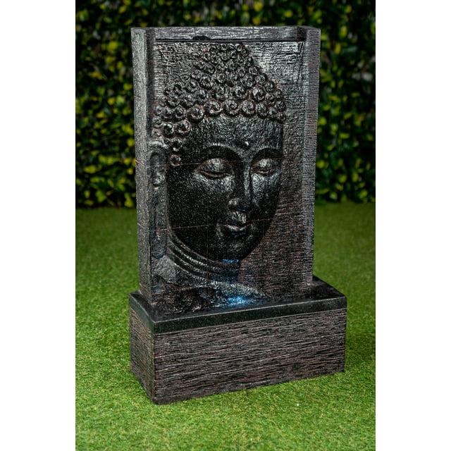Fontaine Murale BUDDHA de 32 Po avec DEL à 4 WT