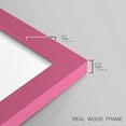 thumbnail image 3 of Blushing Abstract I Framed Print in Pink Solid Wood Framed Print No Nail Hanging, 3 of 6