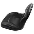 thumbnail image 4 of Universal Seat Replacement, Compact High Back Tractor Seat, Black Vinyl Forklift Seat, Skid Steer Seat with Pre-Drilled Holes, Fit Forklift, Tractor, Skid Loader, 4 of 20