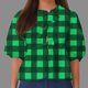 thumbnail image 1 of Fiudx Ofertas Flash Artículos En Oferta Top de Camiseta con Cuello Redondo y Manga Farol Plisada con Lazo para Mujer, 1 of 4