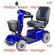 CTM - HS-740 - Full Size Heavy Duty Road Class Scooter - 4-Wheel - Blue