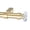 Gold, variant on 1-Inch Diameter Single Curtain Rod, Cut Crystal Ball Finial, Adjustable 28-48 Inch, Gold