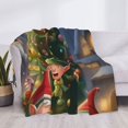thumbnail image 4 of Manta navideña de forro polar, súper suave y acogedora, ideal para hombres, mujeres, ancianos y niños. Características: súper suave, 40 x 30 pulgadas., 4 of 8