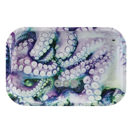 Ocb Rolling Papers - OCB Metal Rolling Tray - Octopus / Medium (11
