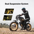 thumbnail image 3 of Coswheel GT20 Pro 4000W Electric Bike for Adults,40 MPH , 48V 40Ah Battery Up to 145 Miles, 20" x 4" Fat Tire Full Suspension, Dual Hydraulic Disc Brake E-Bike, 3 of 8