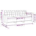 thumbnail image 6 of vidaXL Sofa Upholstered Accent Sofa Chair Couch Living Room Seating Fabric, 6 of 7