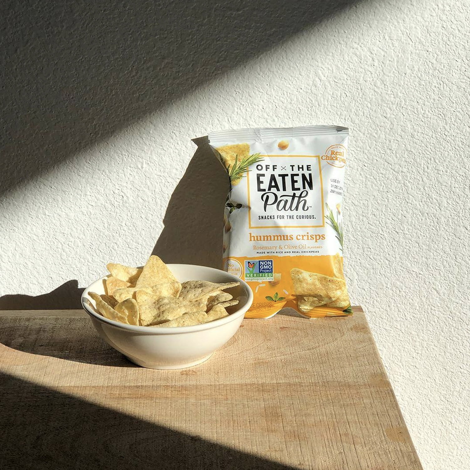 Off the Eaten Path, Hummus Crisps Rosemary Olive Oil, 5.25oz
