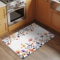 thumbnail image 2 of Spring Floral Entryway Rug 2'x3'&nbsp; Non Slip Front Door Mats, Elegant Flowers Farmhouse Botanical Entrance Rugs Indoor Outdoor Carpet, Washable Floor Mats Small Area Rug for Bedroom Kitchen, 2 of 8