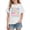 I-White, variant on Fengactive Unisex Kids Casual Short Sleeve Cotton T Shirt Preschool Back To School Printed Crew Neck Top for Girl Boys
