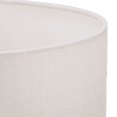 thumbnail image 3 of Bouclair Off White Round Chita Fabric Lamp Shade, 3 of 5