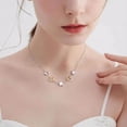 thumbnail image 3 of SISGEM 925 Sterling Silver Moon/Star/Sun/Lightning Necklace Pendant Birthday Gift Cubic Zirconia Jewelry Anniversary Valentine's Day for Women, with 18"+2" Chain, 3 of 6