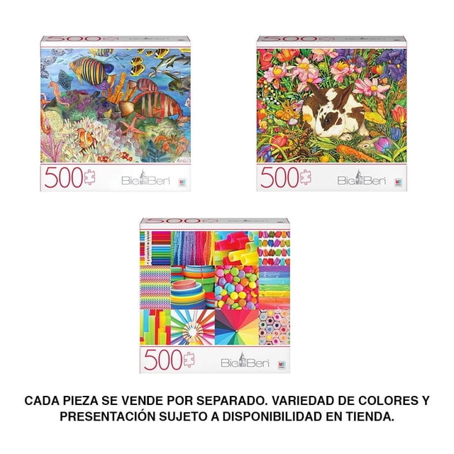 Rompecabezas Cardinal Adulto Varios Modelos 1 Set de 500 Piezas