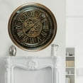 thumbnail image 4 of THE GEARS CLOCK Wall Clock with Real Moving Gears IR-LI 32 in Round BRONZE-ANTIQUE, 4 of 10