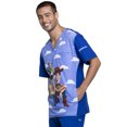 thumbnail image 7 of Tooniforms Men Scrubs Top, V-Neck, TF700, L, Cool Story, 7 of 7