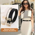 thumbnail image 6 of WHIPPY Women's Belts for Jeans Dresses Pants Ladies Leather Black Belts, 6 of 8